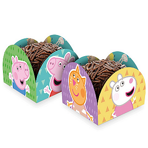 Porta Forminha para Doces Festa Peppa Pig c/50 unid. Regina / Mais Festa