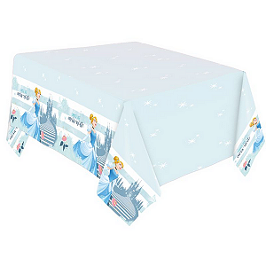 Toalha Papel Mesa Principal Cinderela Clássica 120x220cm c/1 unid. Regina / Mais Festa