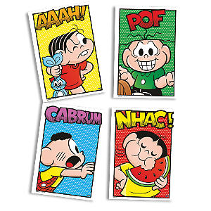 Quadros /  Cartazes Decorativos Festa Turma da Monica. Festcolor / Mais Festa