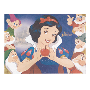 Painel TNT Festa Branca De Neve 1,40m x 1,03m - Piffer / Mais Festa