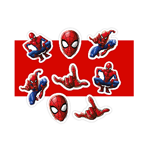Picks Decorativos Para Docinhos Spider Man C/8 Unid.