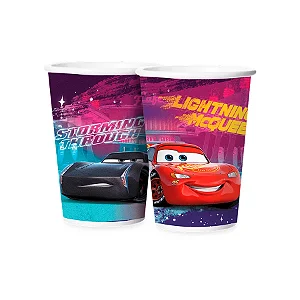 Copo Papel 180ml Disney Carros 3 C/08 (119788.6)
