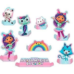 Decoração de Mesa Casa Magica da Gabby C/08 Unidades (300054)