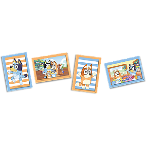 Quadros Decorativos Bluey C/04 Unidades (111351)