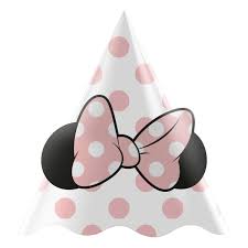 Chapéu Minnie Rosa C/08 Unidades (118888.7)