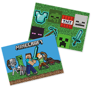 Kit Decorativo Minecraft (113155)