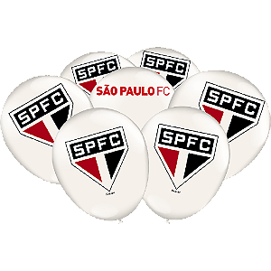 Balão Especial São Paulo 9" C/25 Unidades (106882)