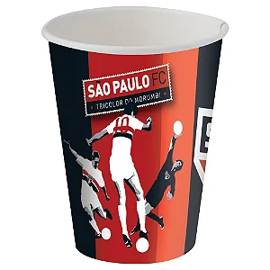 Copo Papel São Paulo 200ml C/08 Unidades (103854)
