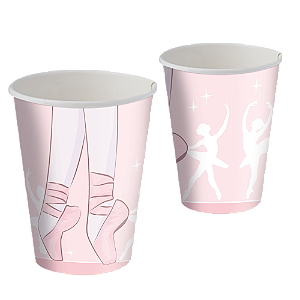 Copo Papel Bailarina 200ml C/08 Unidades (113536)