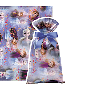 Saco Pra Lembrancinha Frozen 25x37 C/40 Unidades (9905509)