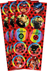 Adesivo Redondo LadyBug C/30 Unidades (10716.0)