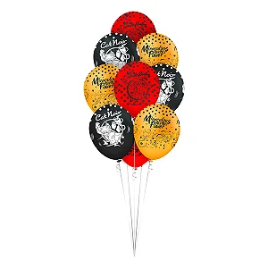 Balão Ladybug 12" C/10 Unidades (1017327.8)