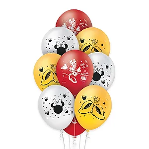 Balão Minne Red 9" C/25 Unidades (116887.8)