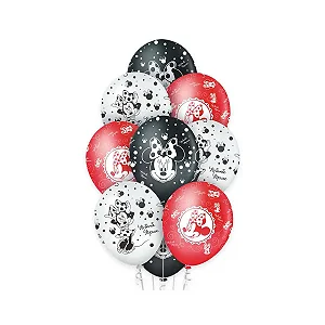 Balão Minne Red 12" C/10 Unidades (115947.0)