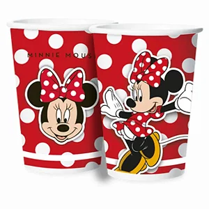 Copo Papel Minnie Red 180ml C/08 Unidades (119532.8)