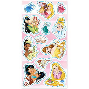 Adesivo Decorativo Princesas C/12 Unidades (119482.8)