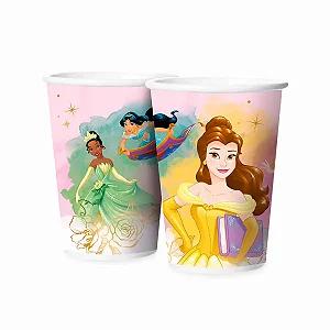 Copo Papel Princesas 180ml C/08 Unidades (113919.3)