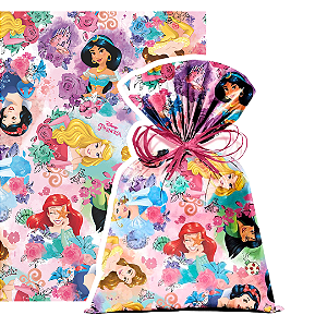Saco Pra Lembrancinha Palace Garden Princesas 20x29 C/40 Unidades (99005894)