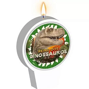 Vela Plana Dinossauros C/01 Unidade (112691)