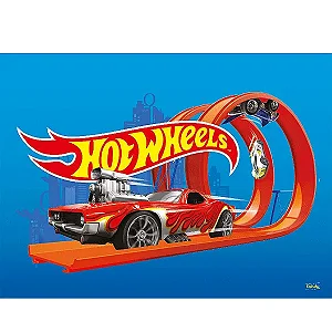 Painel TNT Hot Wheels 140cmx103cm C/01 Unidade (109106)