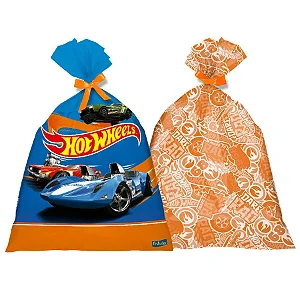 Sacola Plástica Hot Wheels C/08 Unidades (109110)