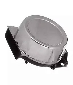 BUZINA NÁUTICA COMPACTA EM AÇO INOX P/ BARCOS LANCHAS 12