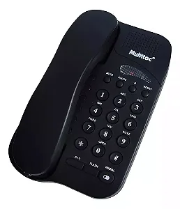 TELEFONE DE MESA STUDIO MULTITOC PRETO MUTE 0195