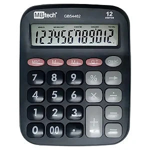 CALCULADORA ELETRONICA 12 DIGITOS GB54462