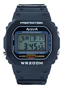 Relogio de Pulso Digital Aqua GP 519 WR 200M