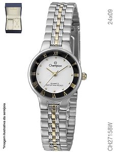 Relógio de Pulso Champion Feminino CH 27158W - Kit Semijoia