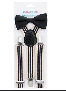 SUSPENSÓRIO + GRAVATA