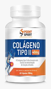 Colágeno Tipo II 40mg (60caps) - Point Sport Suplementos