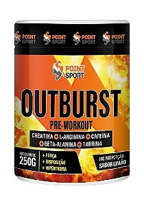 Outburst Pre-Treino (250g) - Point Sport Suplementos