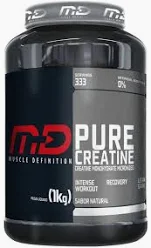 Pure Creatine 100% Monohidratada (1Kg) - MD Muscle Definition