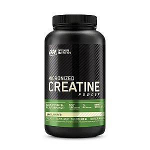 Creatina powder mono-hidratada e micronizada optimum nutrition 300g