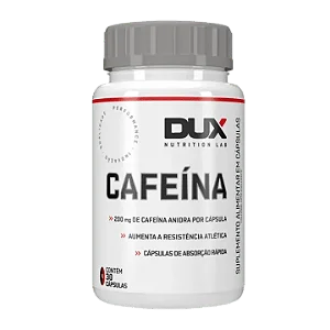 Cafeína 200mg - 30 cápsulas - DUX