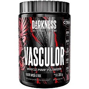 Vasculor Pré treino 200mg cafeina - 300g - Darkness