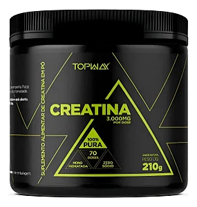 Creatina 100% Pura - 210g - Topway