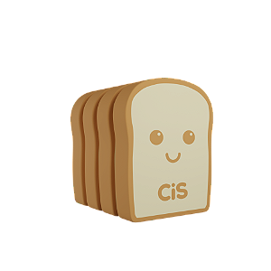 Borracha Cis Fantasia Toast - 4 unidades
