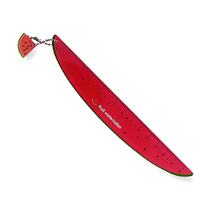 Régua Frutinhas com Pingente - 15 cm