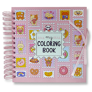 Caderno de Colorir Ursinhos Kawaii - My Coloring Book