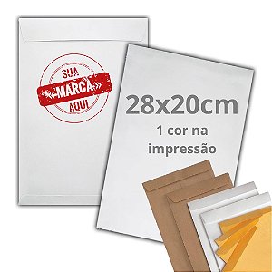 1.000 Envelopes 28x20cm, impressão frente 1 cor