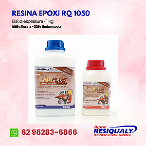 Resina de Baixa Espessura RQ-1050 com 1Kg