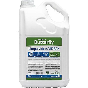 BUTTERFLY LIMPA VIDROS VIDRAX 5L