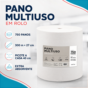 ROLO TNT BRANCO 300M SP35300BR PROCLEAN