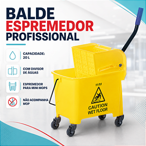 BALDE ESPREMEDOR 2 AGUAS CARRINHO 9068 SUPERPRO