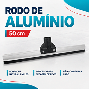 RODO ALUM 50CM SIMPLES 9050 S/CABO SUPERPRO