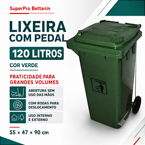 CONTAINER 120L VERDE 9358VD SUPERPRO
