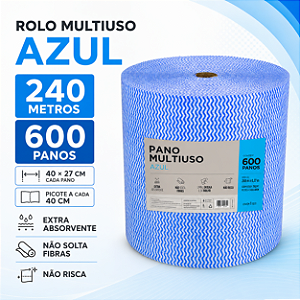 ROLO TNT AZUL 240M 35G PROCLEAN SP35240AZ SUPERPRO