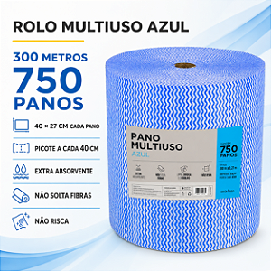 ROLO TNT AZUL 300M 35G PROCLEAN SP35300AZ SUPERPRO